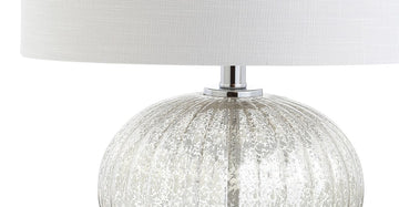 Judith 21" Mercury Glass LED Table Lamp - JONATHAN Y
